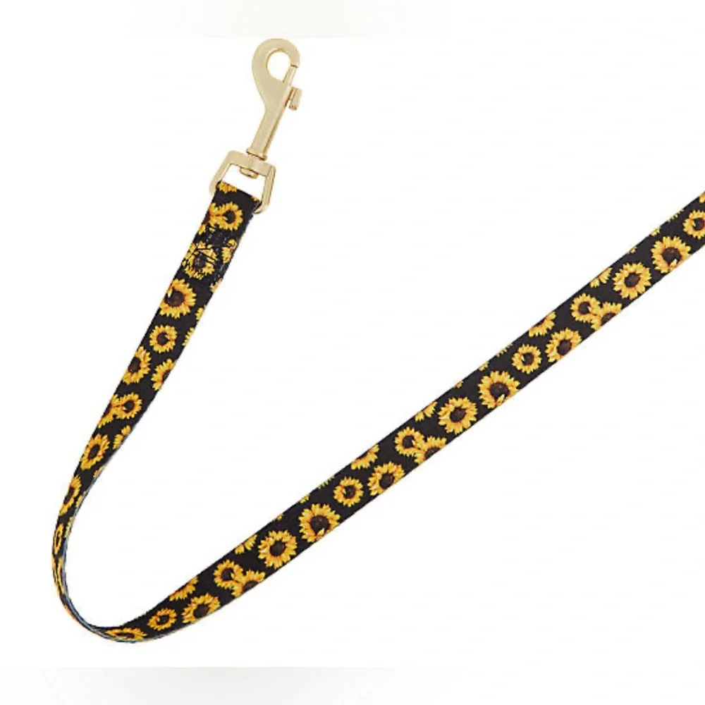 Top Paw® Sunflower Dog Leash: 6-ft long, 5/8-in wide